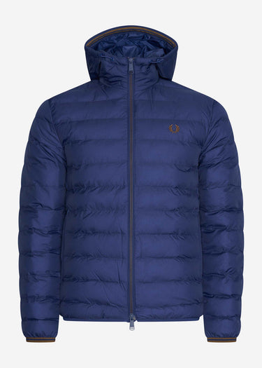 Fred Perry Jassen  Hooded insulated jacket - french navy