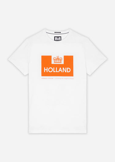 Weekend Offender T-shirts  Holland - white orange