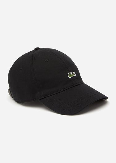 Lacoste Petten Cotton twill logo cap - black