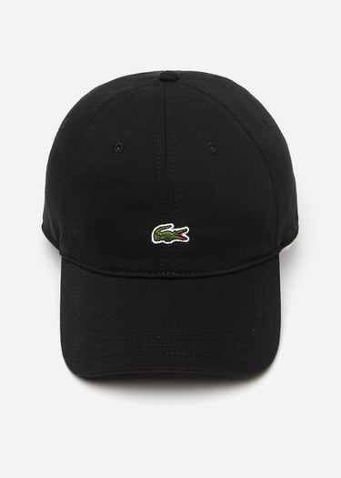 Lacoste Petten Cotton twill logo cap - black
