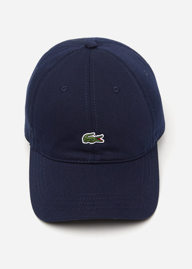 Lacoste Petten Cotton twill logo cap - navy blue