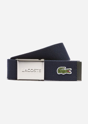 Lacoste Riemen Leather goods belt - navy blue