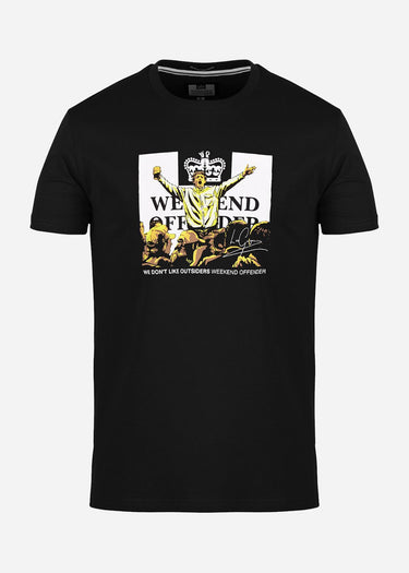 Weekend Offender T-shirts Leo gregory tee - black