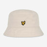 Lyle & Scott Bucket Hats Cotton twill bucket hat - sesame