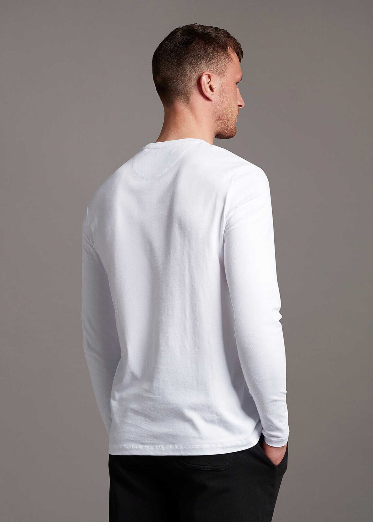 Lyle & Scott Longsleeve Tees L/S t-shirt - white