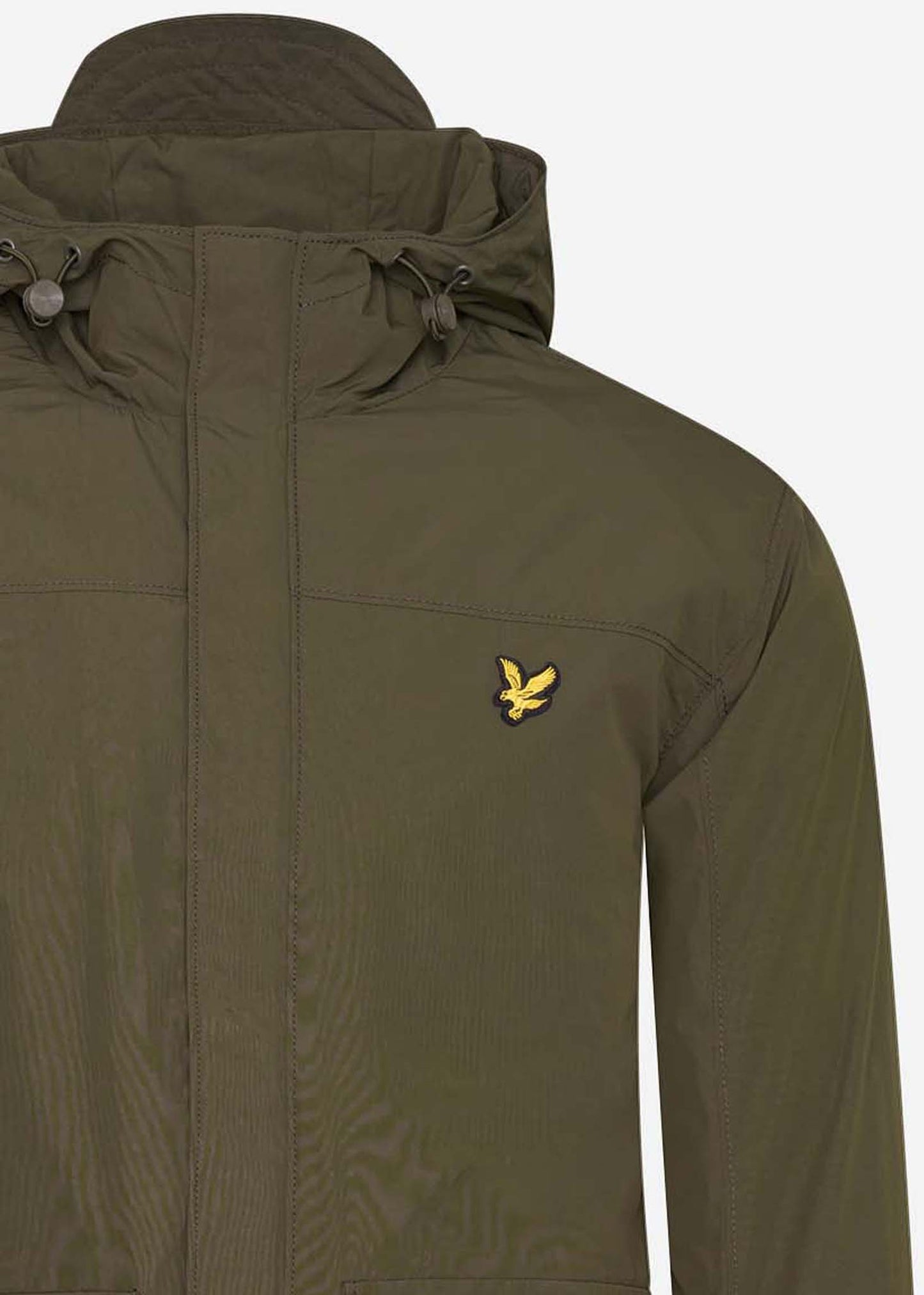 Lyle & Scott Jassen Hooded pocket jacket - trek green