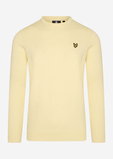 Lyle & Scott Truien Merino crew jumper - lemon