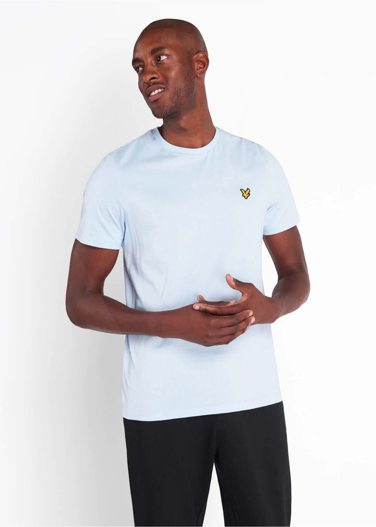 Lyle & Scott T-shirts Crew Neck T-Shirt - pastel blue