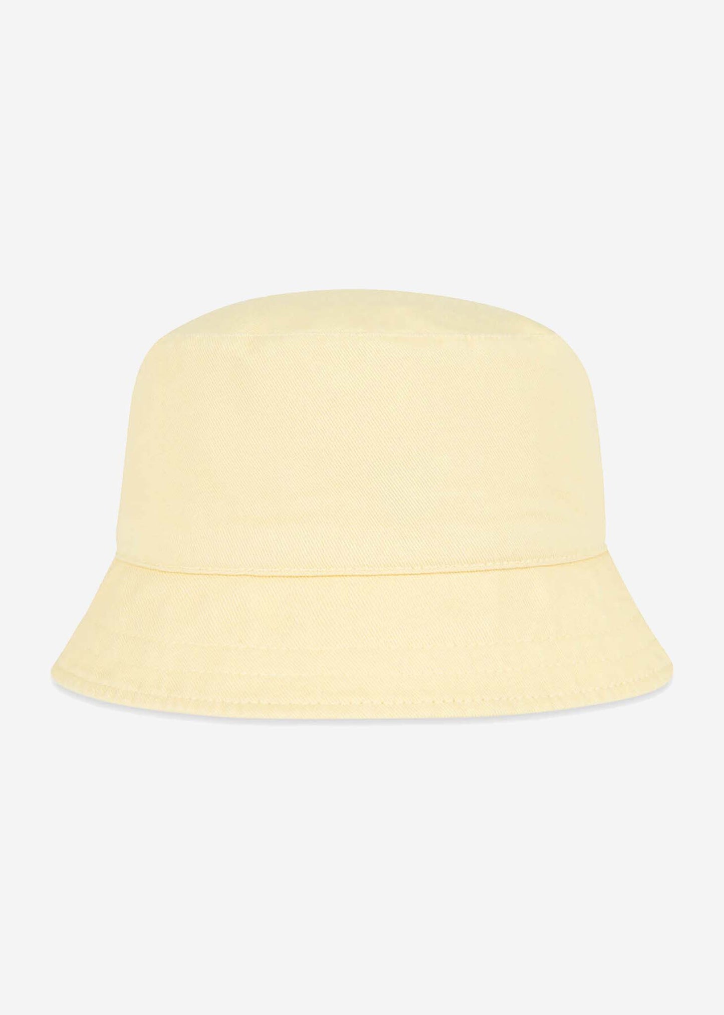 Lyle & Scott Bucket Hats Reversible check bucket hat - white lemon