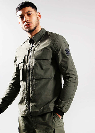 Marshall Artist Overshirts  Forte polyamide overshirt - khaki