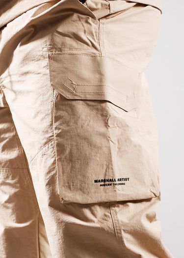 Marshall Artist Broeken Forte polyamide cargo pant - sandstone