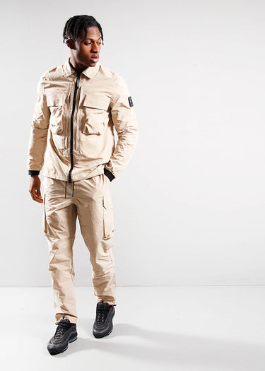 Marshall Artist Broeken  Forte polyamide cargo pant - sandstone
