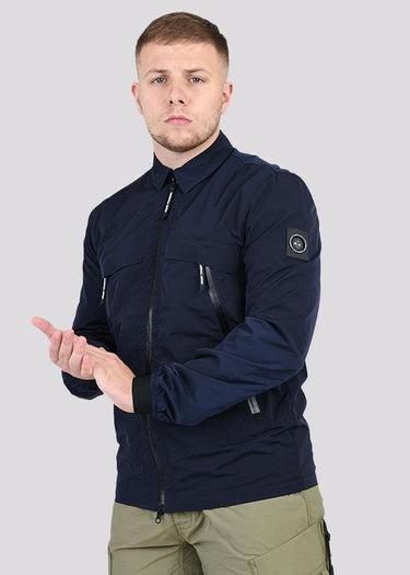Marshall Artist Overshirts Molecular kita overshirt - navy