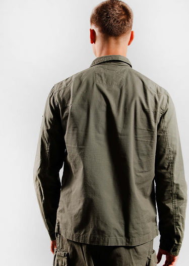 Marshall Artist Overshirts  Cotton ripstop overshirt - khaki