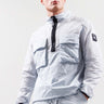 Marshall Artist Overshirts Krinkle nylon half zip - dolphin grey