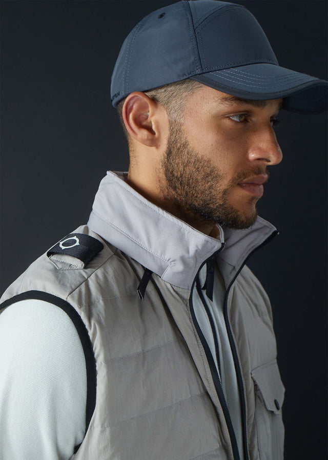 MA.Strum Westen Softshell down quilt gilet - illusion blue