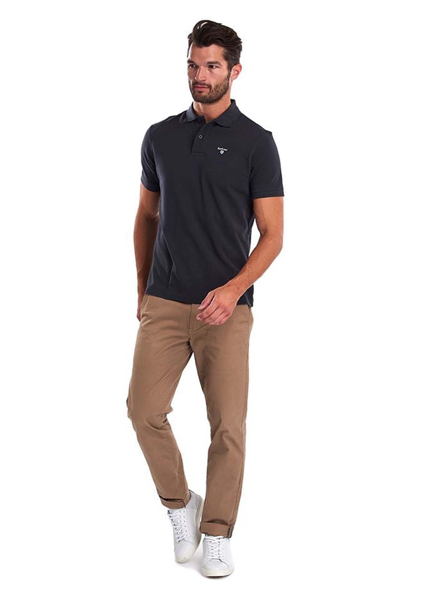 Barbour Polo's Sports polo - grey navy