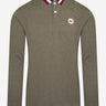 Peaceful Hooligan Longsleeve Polo's Ledge polo - khaki