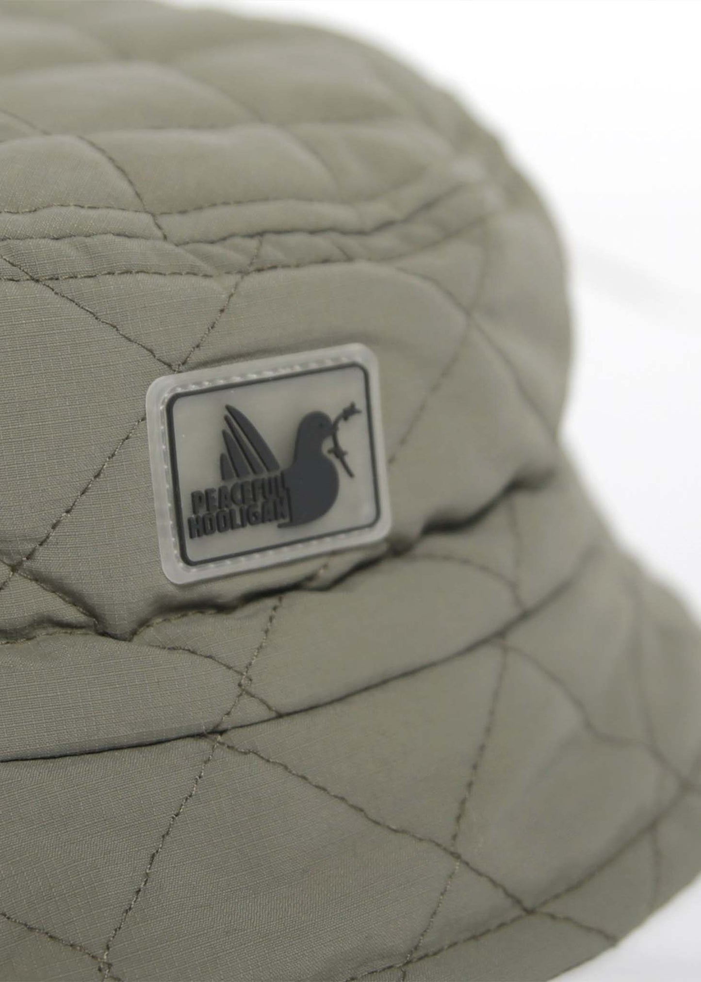 Peaceful Hooligan Bucket Hats Quilted bucket hat - khaki