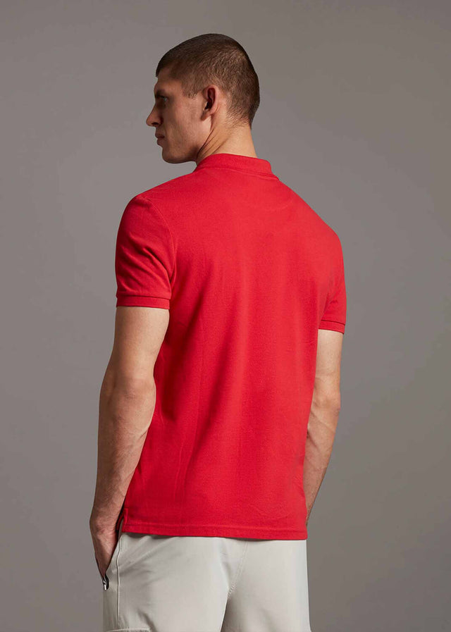 Lyle & Scott Poloshirts Plain polo shirt - gala red