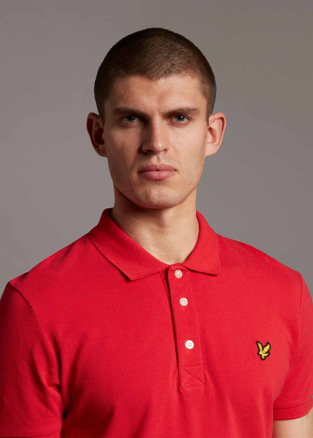 Lyle & Scott Poloshirts Plain polo shirt - gala red