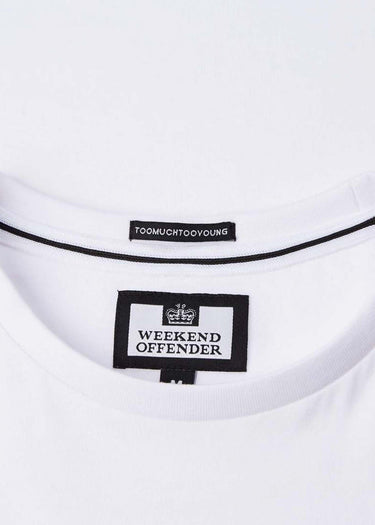 Weekend Offender T-shirts Spike island tee - white
