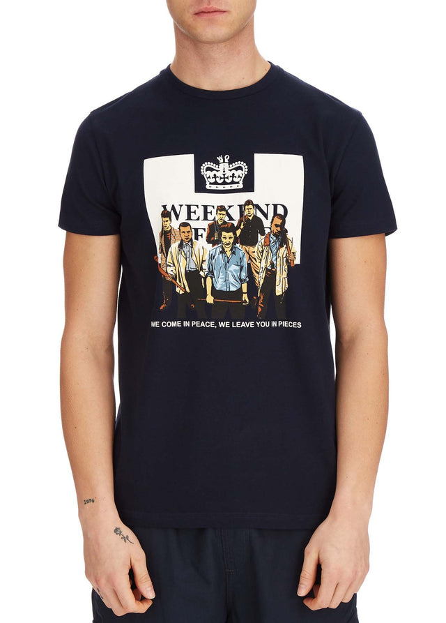 Weekend Offender Archive 89 Tee - navy