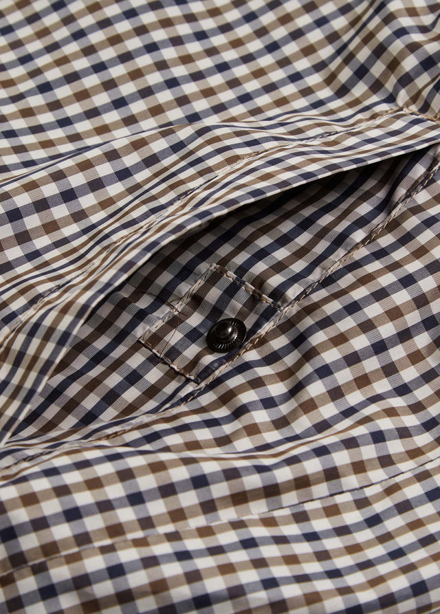 Weekend Offender Jacken Capricious reversible - check navy