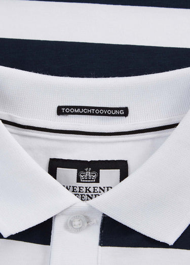 Weekend Offender Polo's Coffee bay - white
