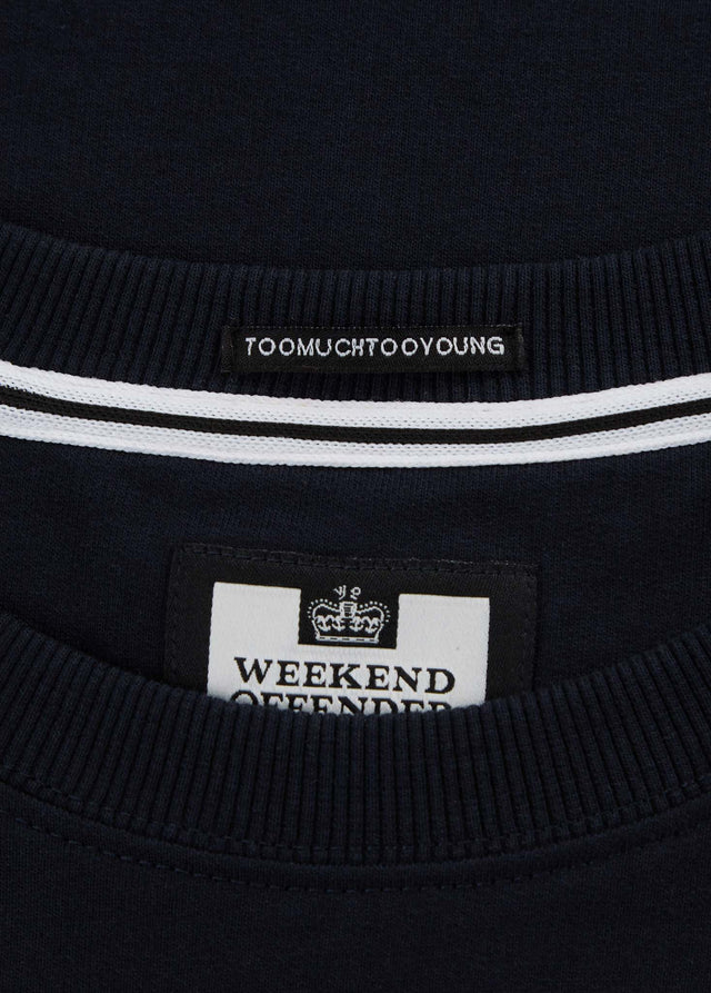 Weekend Offender Pullover Dunham sweat - navy