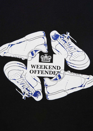 Weekend Offender Hoodies  Anacleti hoodie - black