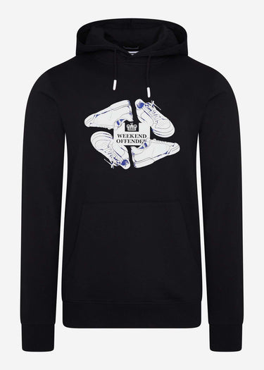 Weekend Offender Hoodies  Anacleti hoodie - black