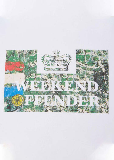 Weekend Offender Hoodies  Bad man hood - white
