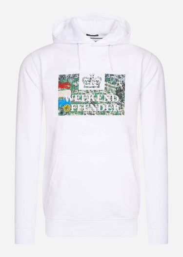 Weekend Offender Hoodies  Bad man hood - white
