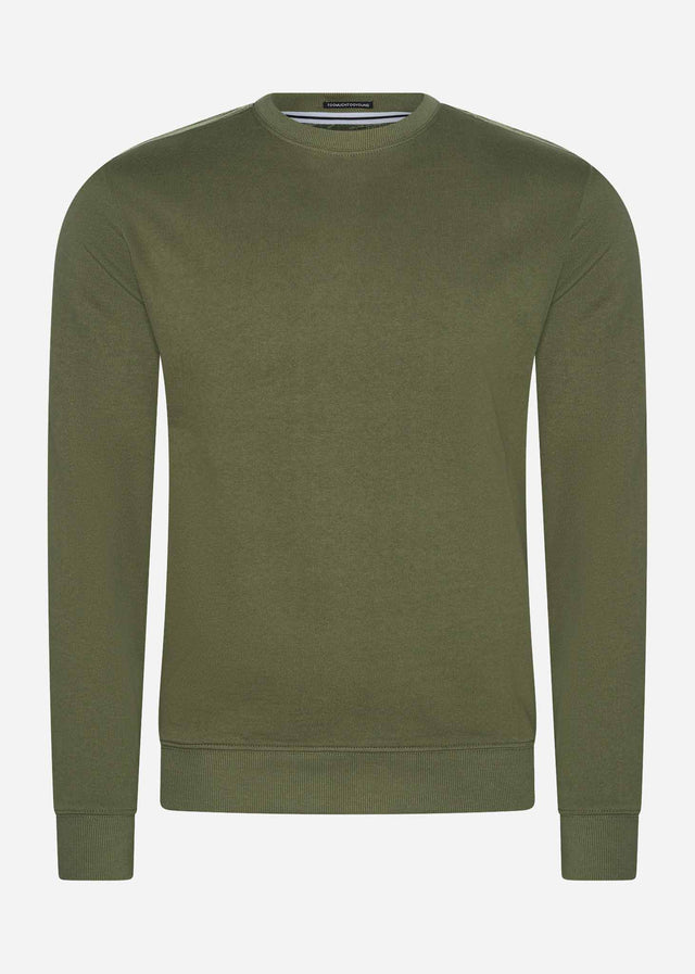 Weekend Offender Pullover F bomb - green clay