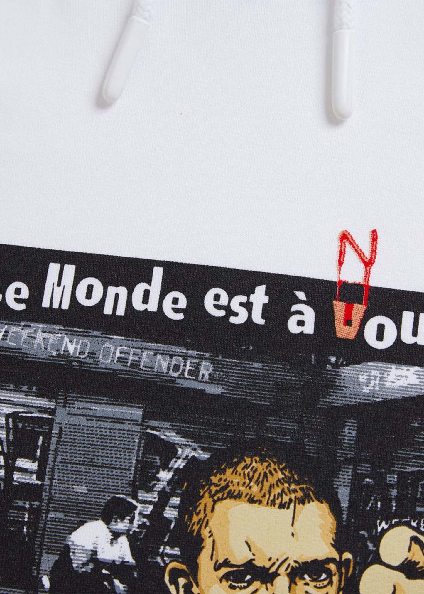 Weekend Offender Hoodies La haine hoodie - white