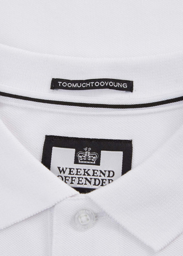 Weekend Offender Poloshirts Caneiros - white