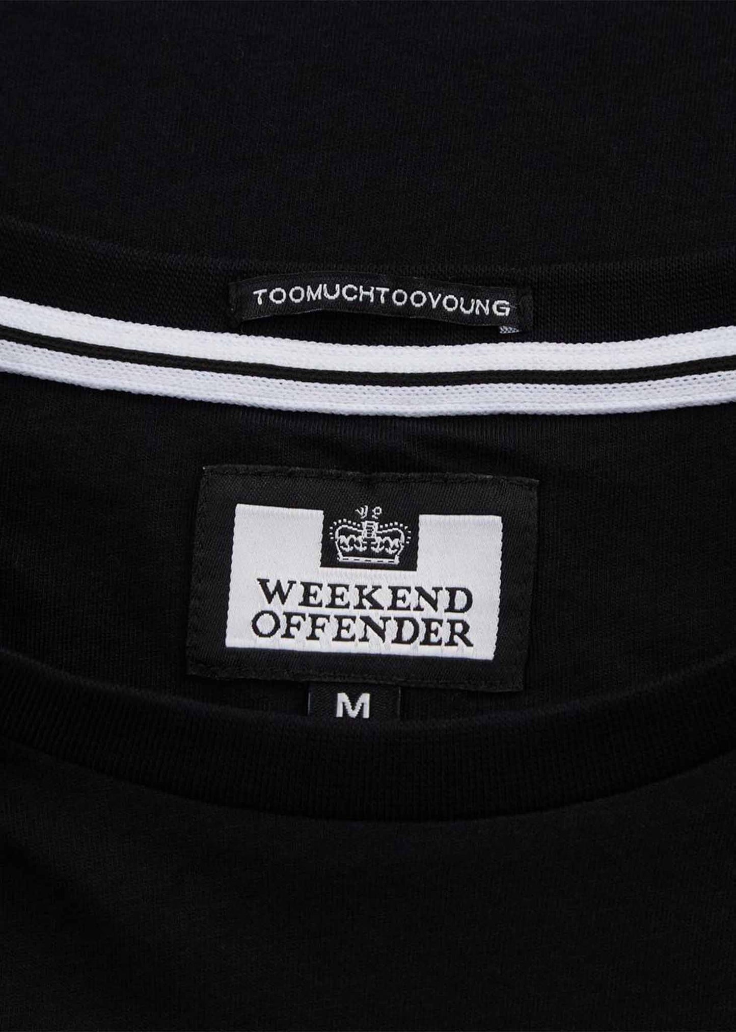 Weekend Offender T-shirts Prison sulphur tee - black