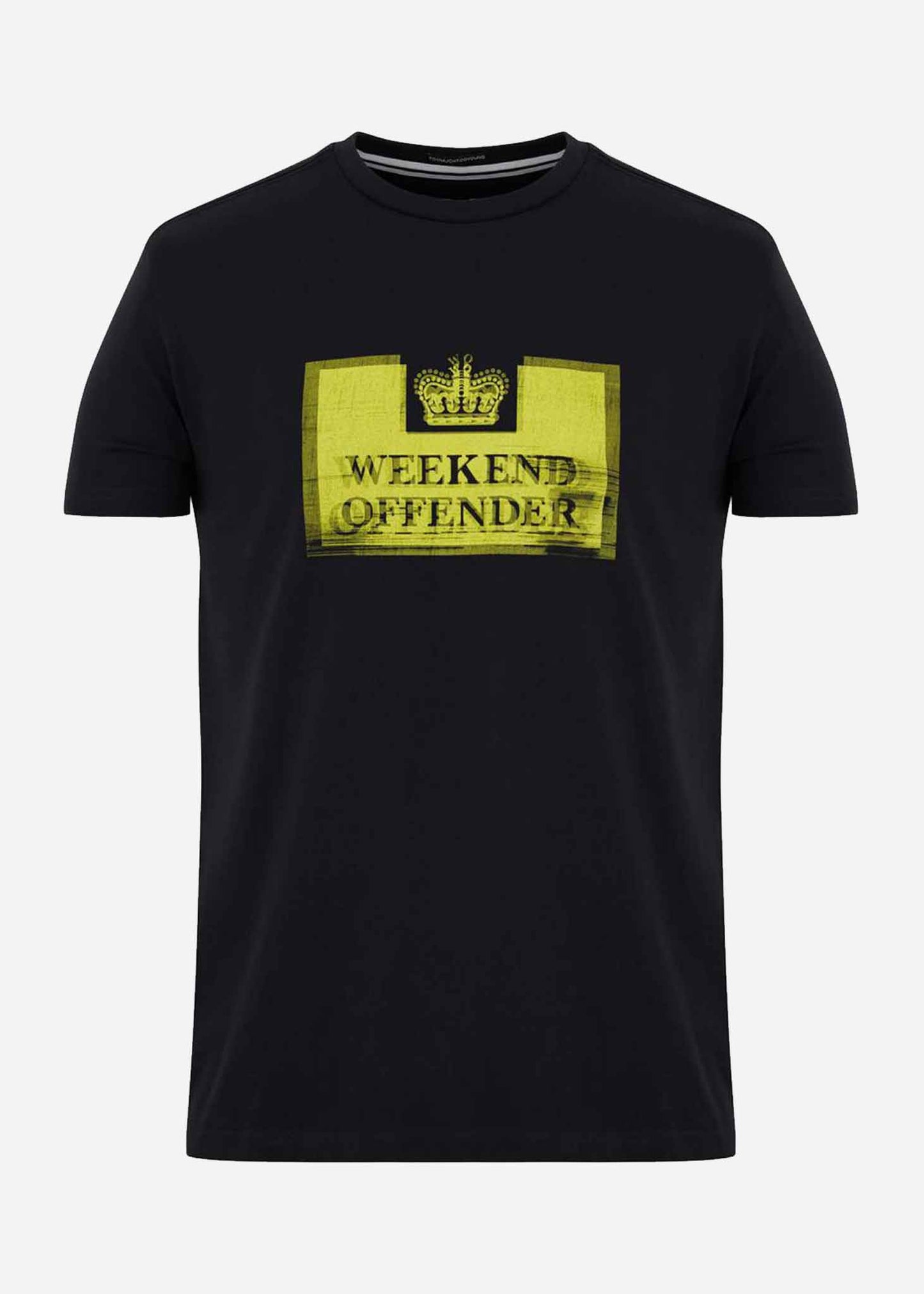Weekend Offender T-shirts Prison sulphur tee - black