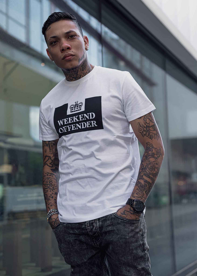 Weekend Offender T-Shirts Prison - white