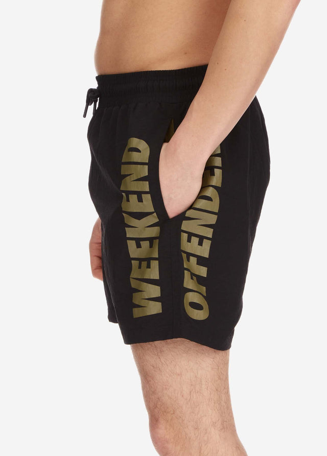 Weekend Offender Badeshorts Laguna - black