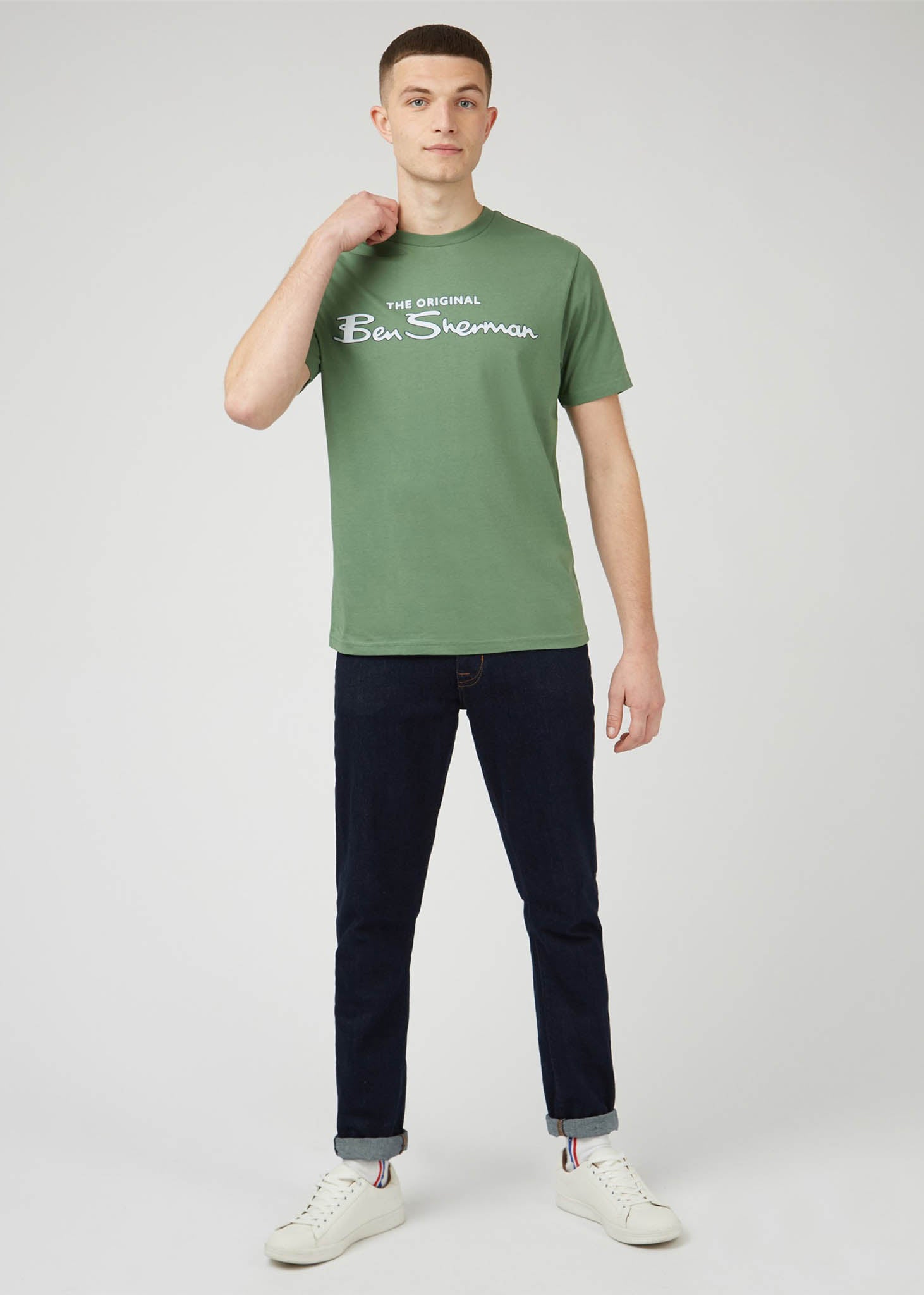 Ben Sherman T-shirts  Signature logo tee - rich fern 