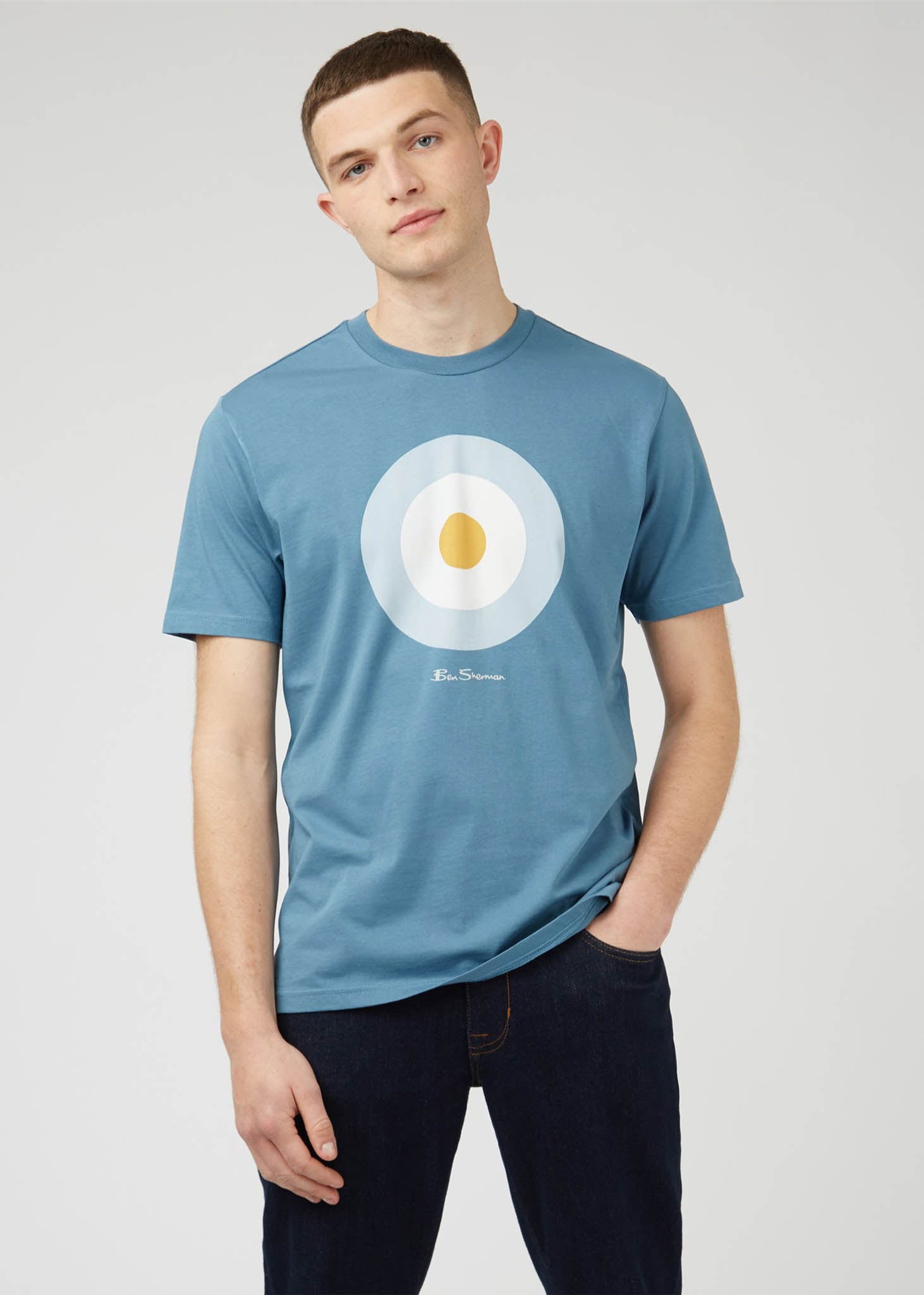 Ben Sherman T-shirts  Signature target tee - blue shadow 