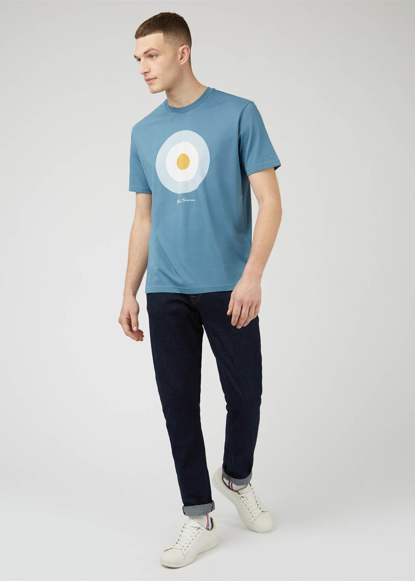 Ben Sherman T-shirts  Signature target tee - blue shadow 