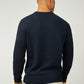 Ben Sherman Truien  Cable textured crew - dark navy 