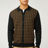 Ben Sherman Truien  Button through polo - black 