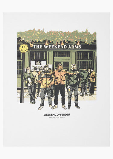 Weekend Offender T-shirts Taberna - white
