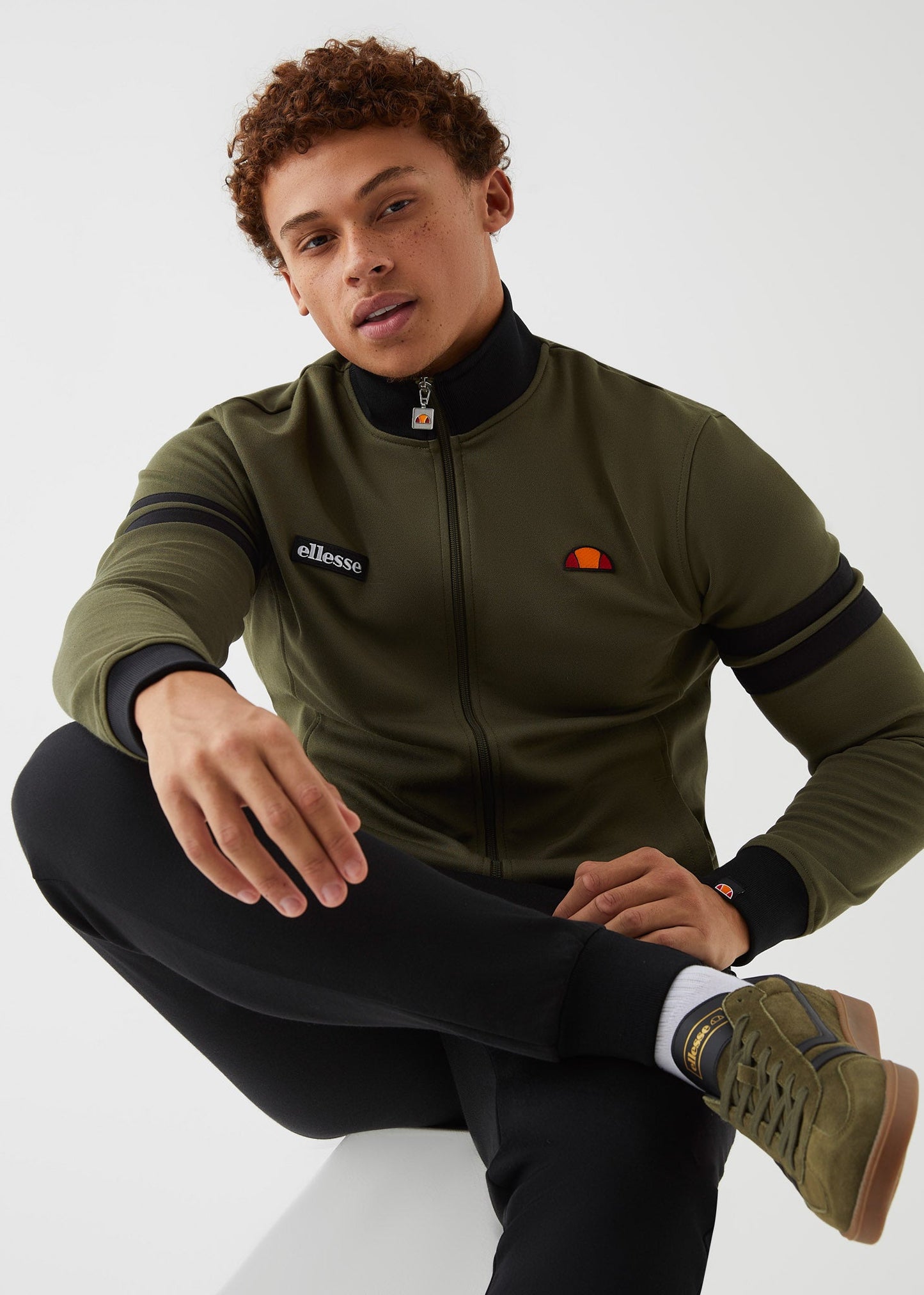 Ellesse Vesten  Roma track top - khaki 