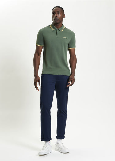 Ben Sherman Polo's Signature pique polo - deep jungle