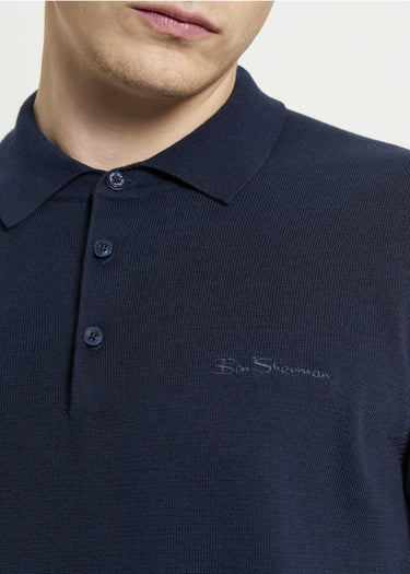 Ben Sherman Polo's Signature ss polo - dark navy